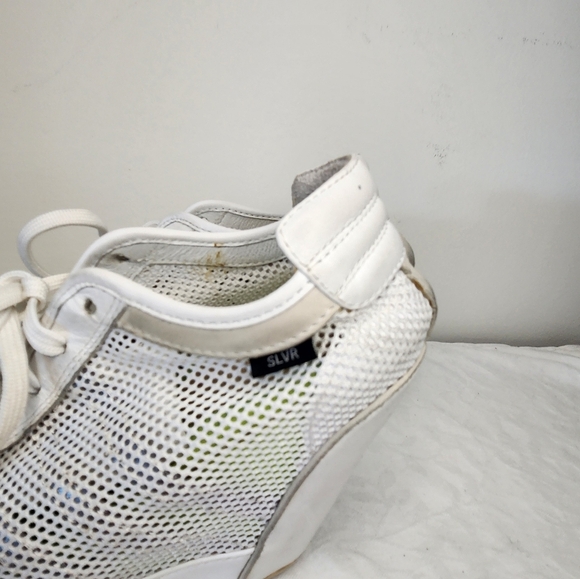 Adidas White Mesh Wedge Sneakers - Picture 11 of 13